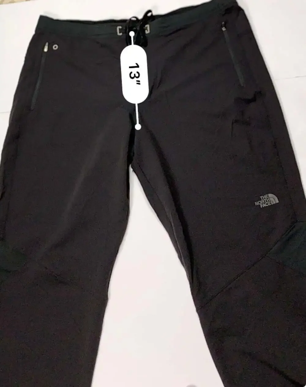 The North Face Men’s XXL Softshell Hiking Pants Black Zip Leg Reflective